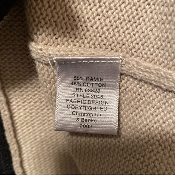 Christopher & Banks Vest Women’s Size M Animals Novelty Button Down Sweater - Picture 13 of 14